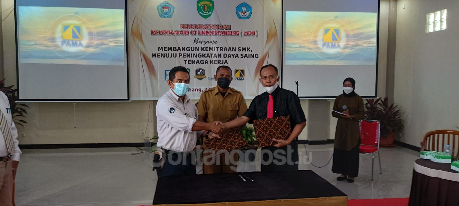 SMK Putra Bangsa dan PT Pamapersada Sepakat Majukan Dunia Pendidikan